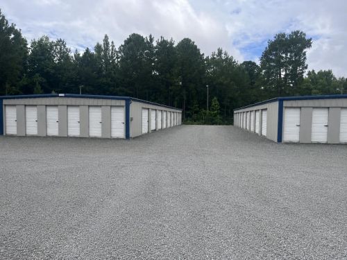 Storage unit aisles at Anson County Self Storage